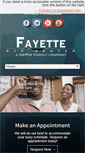 Mobile Screenshot of fayetteeyeclinic.com